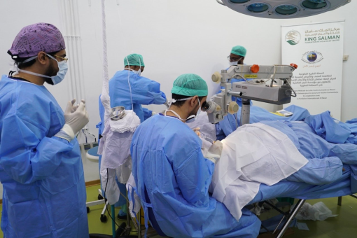 الحملة الطبية التطوعية لمكافحة العمى بمنطقة شيشاوة في المغرب